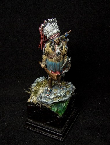 Sioux Warrior siglo XIX 75 mm Juguete Pintado Soldado Preventa | Museo - Imagen 8 de 10