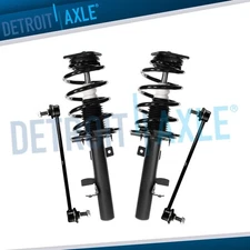 Front Struts w/ Coil Spring Assembly Sway Bars Kit for 2015 - 2019 Lincoln MKC