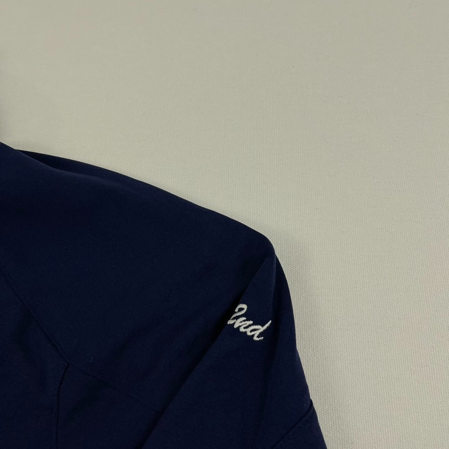 Zero Restriction Pullover Mens Medium Blue Performance Golf 1/2 Zip Jacket Sport