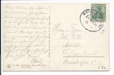Bahnpost Metz - Coblenz Zug 457 auf AK Weinfe...