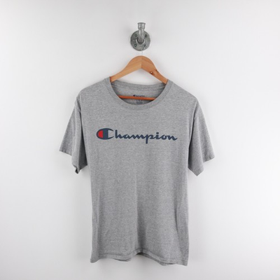 #ad #ad Champion T Shirt Uomo M Grigio Authentic Athleticwear Stampa Grande Petto EUR 14.90