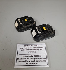 Lot of 2 Makita BL1815N 18V Lithium-Ion 1.5 Ah Battery Packs FOR PARTS ONLY 