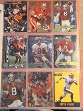Steve Young Card Collection - 27 Cards Total