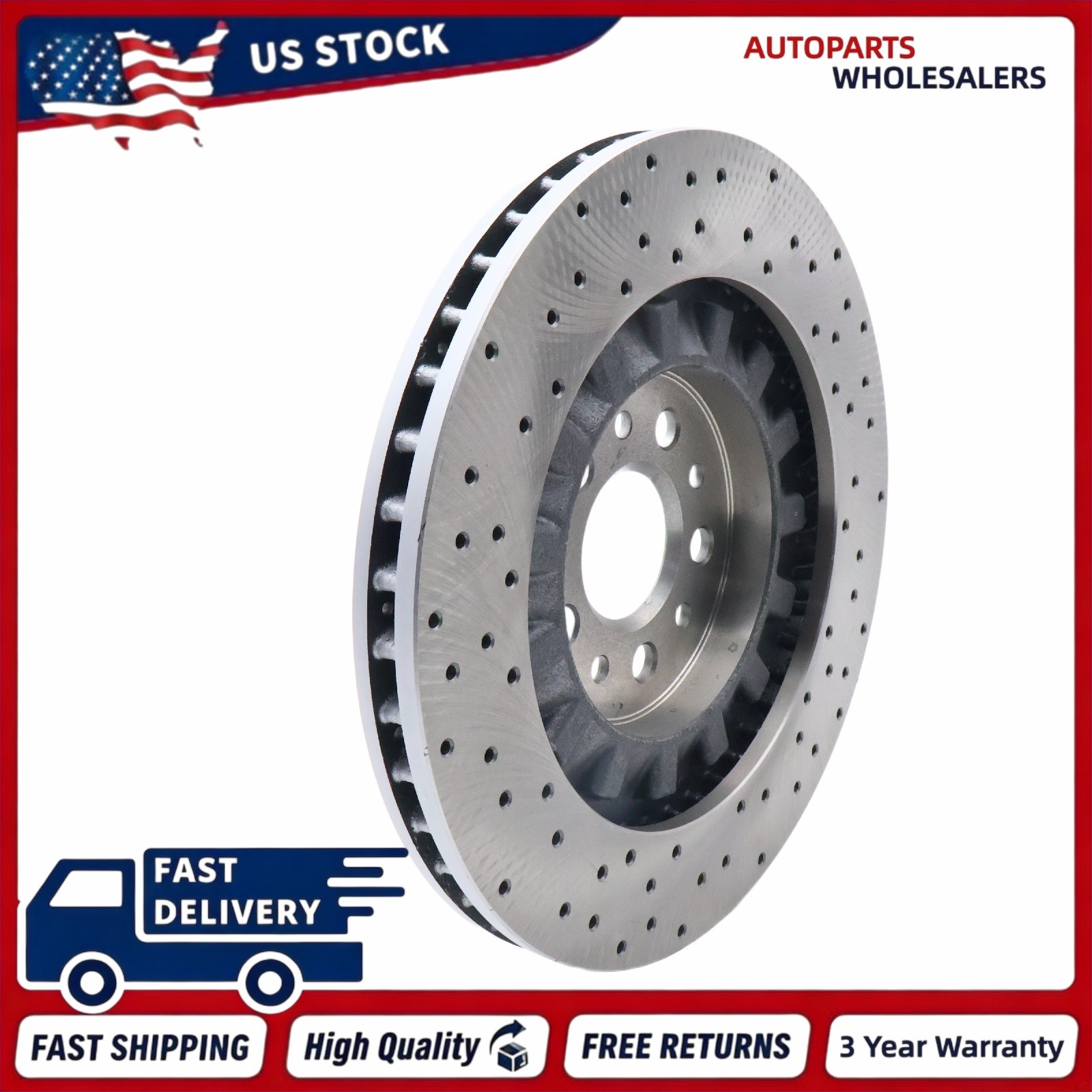 Maserati Quattroporte 2017-2026 Front Brake discs Set of 4