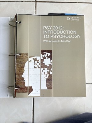 Cengage Learning PSY 2012 Looseleaf Textbook w/ MindTap Access