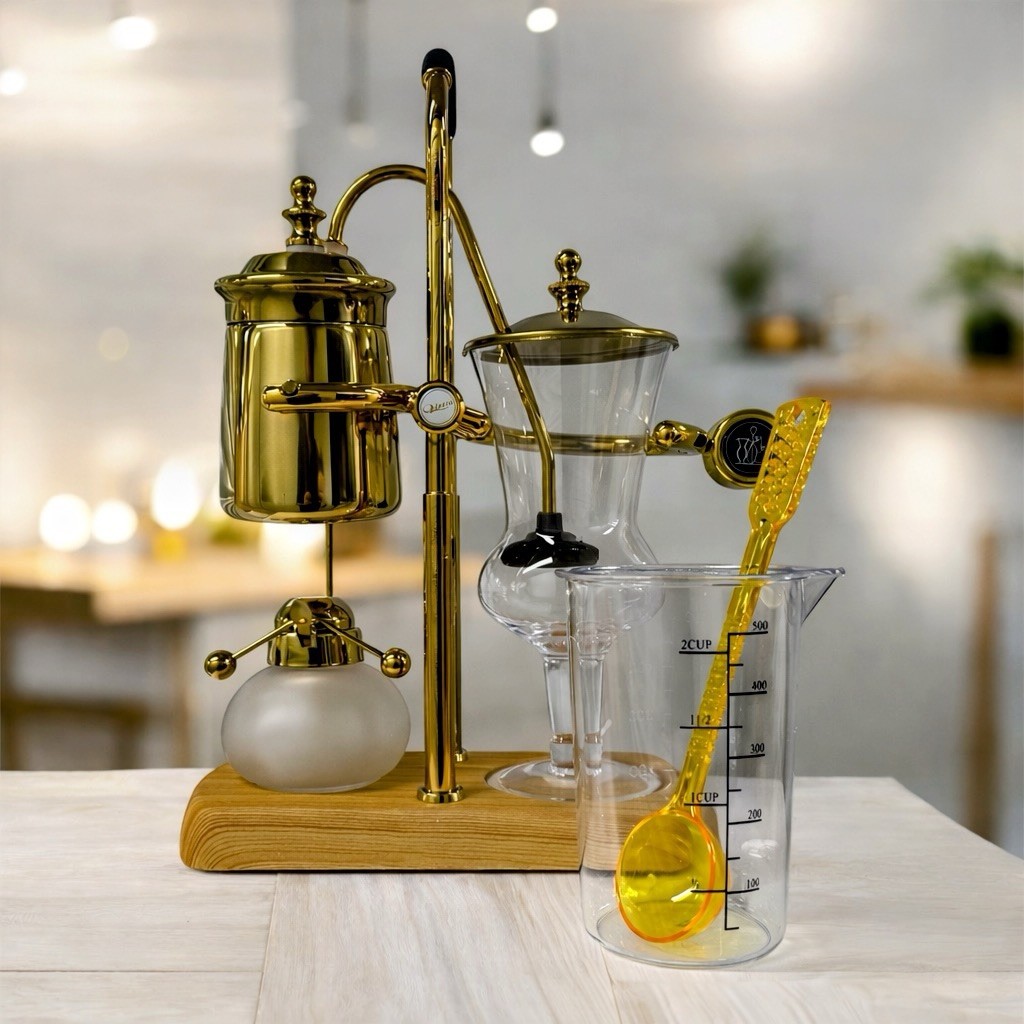 &ldquo;cafe & Tea Pot&rdquo; Set W/ Measuring Cup - Nib