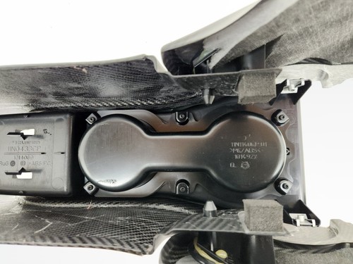 2015-2017 MCLAREN 675LT FRONT CENTER CONSOLE CUPHOLDER CARBON FIBER 3-PIECE OEM - Picture 20 of 24