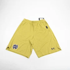 Notre Dame Fighting Irish Under Armour Practice Shorts Men's Gold New