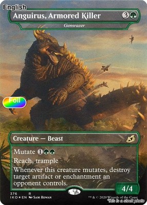 Anguirus, Armored Killer - Gemrazer EN [IKO - 376] - NM [Foil] TCG MTG