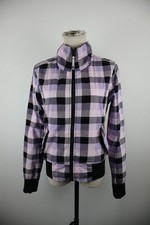 FISHBONE JACKE DAMENJACKE Gr. S WOMAN JACKET CASUAL VINTAGE BAUMWOLLE KARIERT