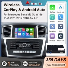 Kabellos Carplay Android Auto Nachr&uuml;st Kit f&uuml;r GLK X204 ML W166 GL X166 NTG4.X