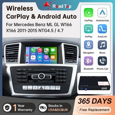 Kabellos Carplay Android Auto Nachrüst Kit für GLK X204 ML W166 GL X166 NTG4.X
