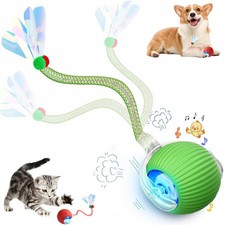 Speed 2.0 Tail Interactive Cat Toys for Indoor Cats, Chirping Motion Activa...