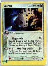 Lairon - 37/109 Reverse Holofoil Uncommon Ruby and Sapphire 37/109 MP Pokemon... on eBay