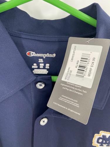 Neu mit Etikett Champion Mississippi College Choctaws Football Polo Größe XL - Bild 4 von 5