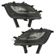 Front Indicator Lights Lamps Vauxhall Astra J Mk6 2009-2012 Black Inner 1 Pair
