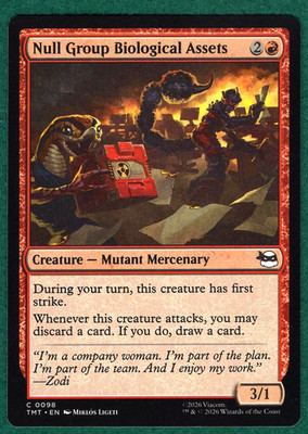 Null Group Biological Assets - Teenage Mutant Ninja Turtles (TMT) #98 - MTG Card