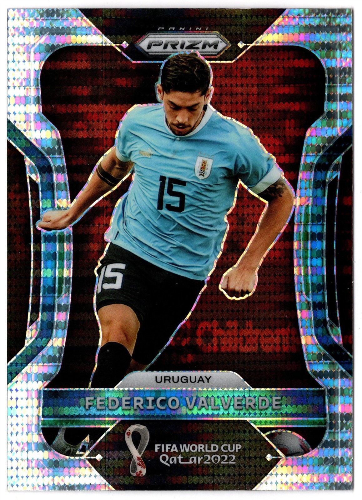 2022 Panini Prizm FIFA World Cup Breakaway Silver FEDERICO VALVERDE #277 Uruguay