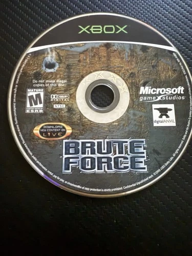 Brute Force (Microsoft Xbox, 2003) DISC ONLY NO TRACKING (#2606)