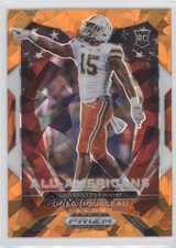 2021 Panini Prizm Draft Picks All-American Orange Ice Greg Rousseau #200 w5b