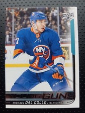 2018-19 Upper Deck Series 1 Young Guns #208 Michael Dal Colle Rookie Card