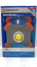 JobSmart 1,500-Lumen Rechargeable Work Light.