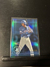 2022 Bowman Heritage - Chrome Prospects Yeison Morrobel #BHPC-98 Blue Refractor