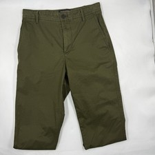Banana Republic Pants Womens 2 Green Chino High-Rise Authentic Chino Pockets