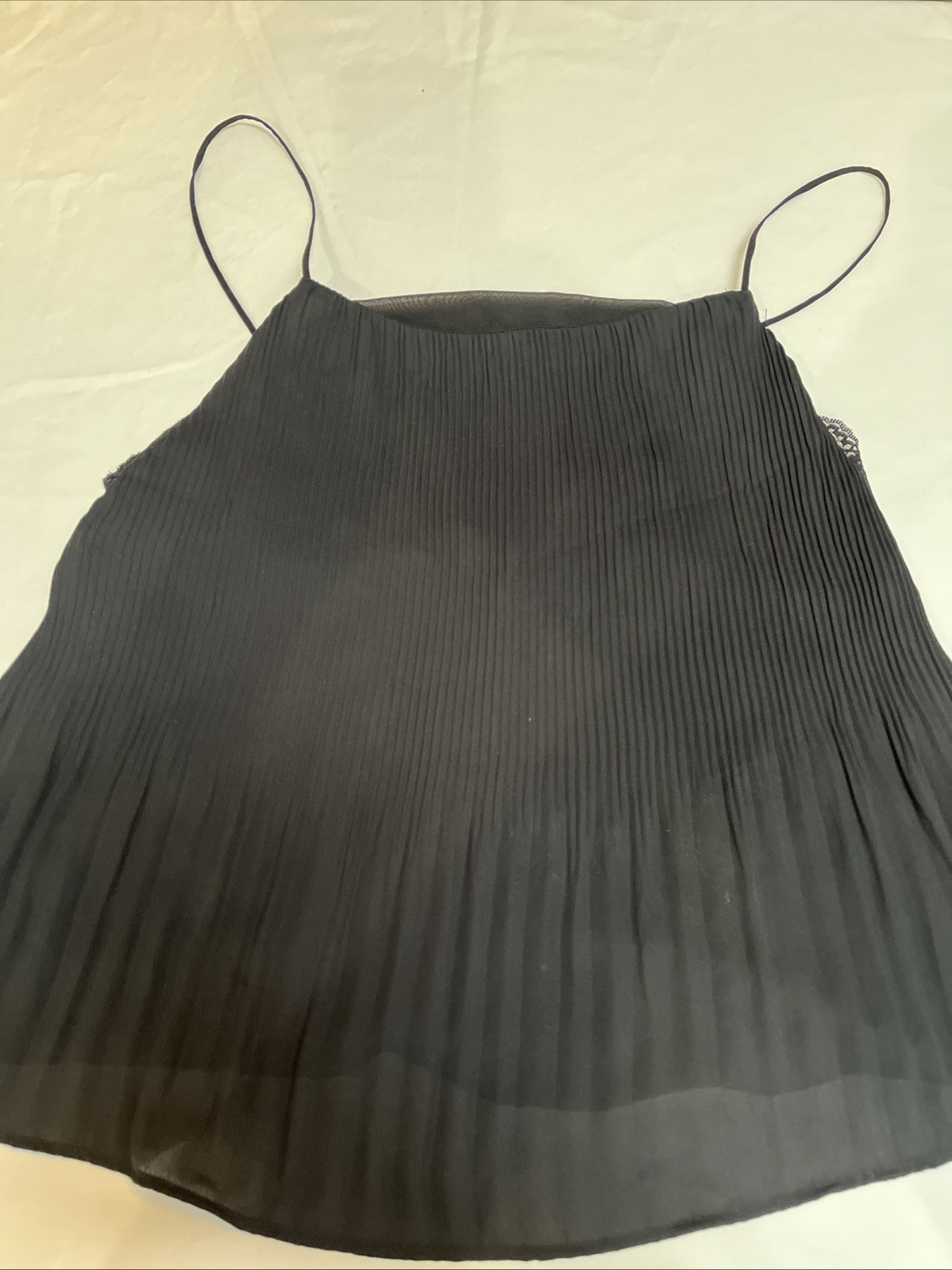 Zara Basic Black Strappy Top - image 1