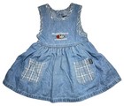 RARE Ouray Ford Motor Company Kids Denim Chambray Dress w/Embroidered Logo 6-12m — photo 1