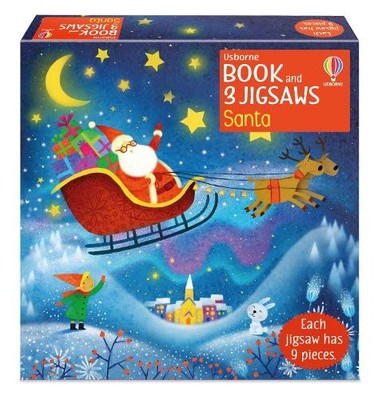 Sam Taplin Usborne Book and 3 Jigsaws: Santa (Board Book) (UK IMPORT)