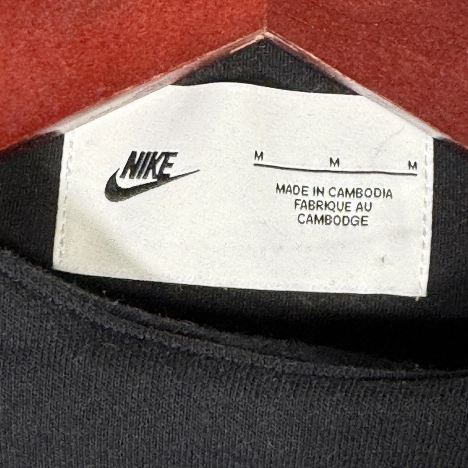 Nike Sweatshirt Womens M Black Over Oversized Crewneck Fleece Phoenix Pullover - Image 3 of 4