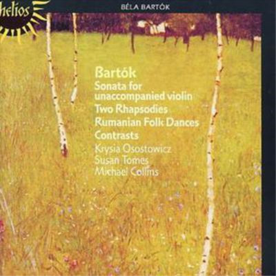 Bela Bartok Sonata for Unaccompanied Violin, Two Rhapsodies (Osostowicz) (CD)