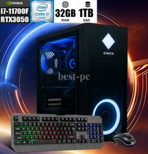 Desktop Computer PC i7 RTX3050, up to 32GB RAM, 1TB SSD, Windows 11 Wifi6