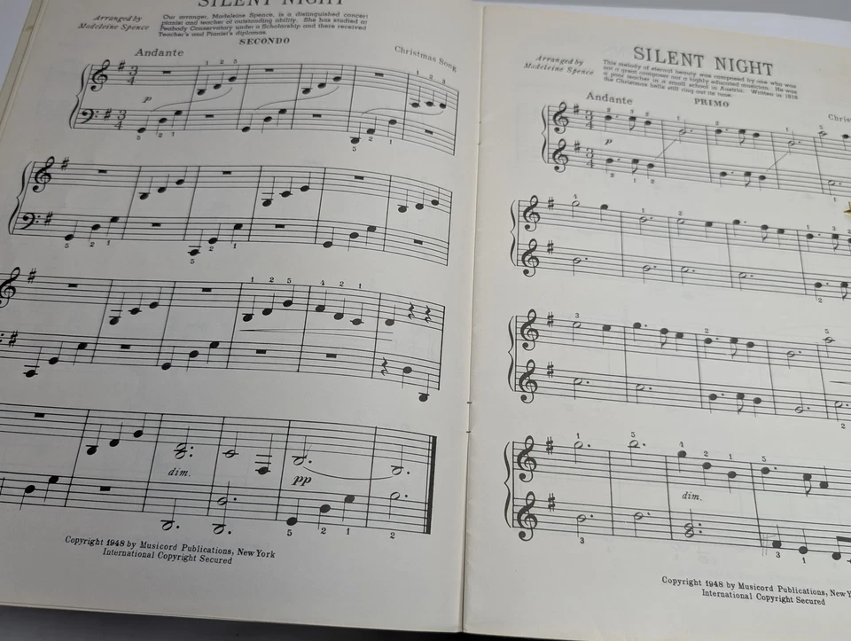 Duets Are Fun Book One Piano Sheet Music Book David Hirschberg Musicord F2 - Image 3 of 4