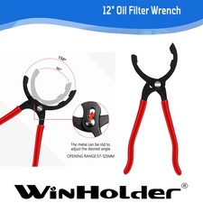 Adjustable 12 inch Oil Filter Pliers Wrench Removal Tool Grip 290mm