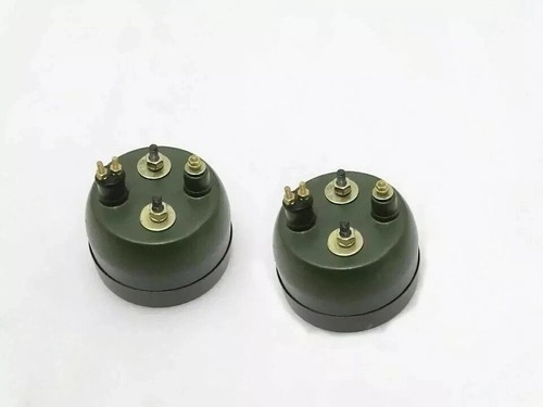 Cat Eye Rear Tail Light 4" Pair For Willys MB Ford GPW Jeep Truck A 1064/5 Green - Picture 6 of 6