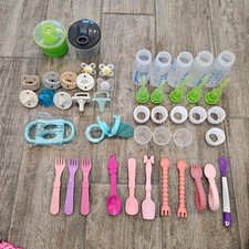 Baby Feeding Pacifier Lot of 48 Fork Spoon Bottles Dr. Brown Cutie Pat Newborn