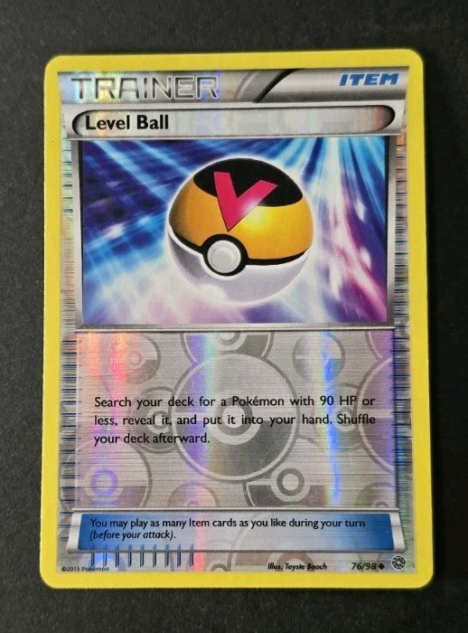Pokémon TCG Level Ball Reverse Holo 76/98 Ancient Origins LP