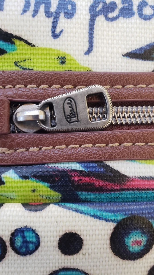 Bolso Bandolera Sakroots Cartera Ocean Peace Arte para Usar Ajustable Foto 3 de 4