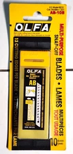 OLFA  AB-10B   Multi Purpose Snap Off Utility Blades  10 Blades