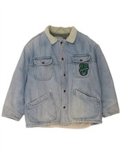 Uniform Mens Denim Sherpa Jacket UK 42 XL Blue AW29