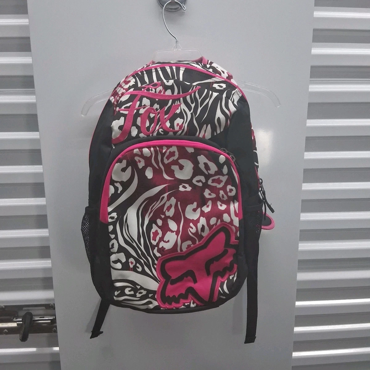 Fox Racing Black & Pink Camo Backpack - Y2K Old School Bag - Style #14943 Fox Racing Everyday Backpacks | Mercari main image 2