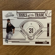 2005 Playoff Absolute Memorabilia Tools of the Trade Brad Penny #TT-56 Red /250