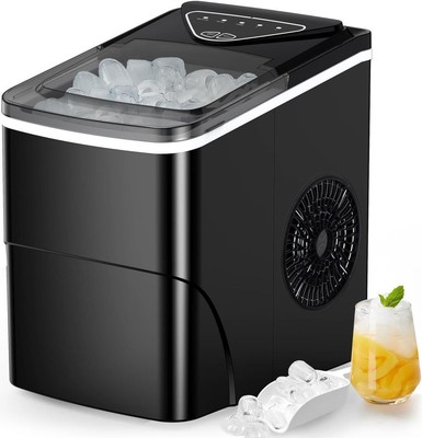 Countertop Ice Maker Machine - Auto-Cleaning Portable Ice Maker, 26lbs in 24H...