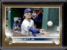 2022 Topps Update Bobby Witt Jr. Gold Rookie RC #/2022 Royals