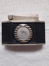VINTAGE RARE USSR ADVERTISING TIN CIGARETTES PETROL BENZIN LIGHTER