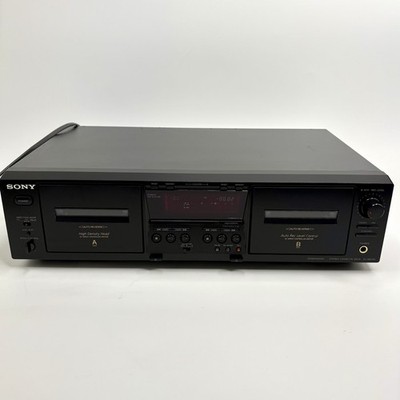 Sony TC-WE475 Dual Cassette Tape Deck Dolby HX Pro High Quality Audio Player Rec