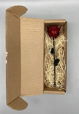 Forging Art Bcn Hand Forged Eternal Wrought Iron Rose Gift In Box Anniversary