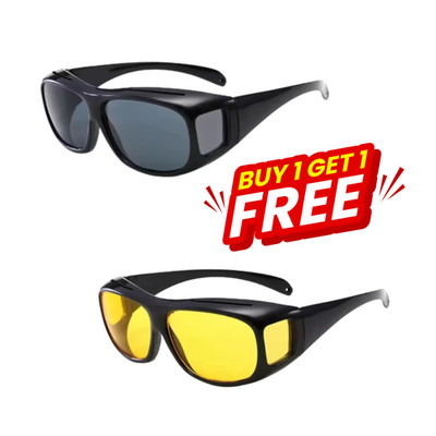 Nachtfahrbrille Autofahren Nachtsichtbrille Kontrastbrille Night Vision Uni O4D9